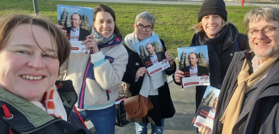 Dans votre quartier pour vous présenter notre programme "Agir pour Vitré"