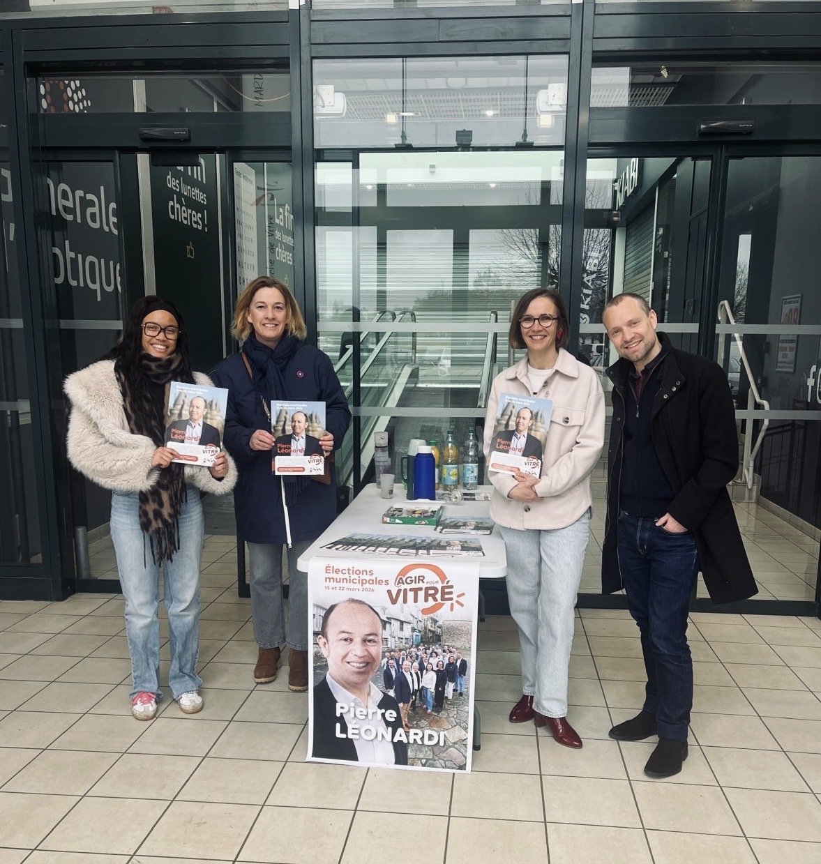 À la rencontre des habitants : AGIR pour Vitré mobilisée sur le terrain ce dimanche matin