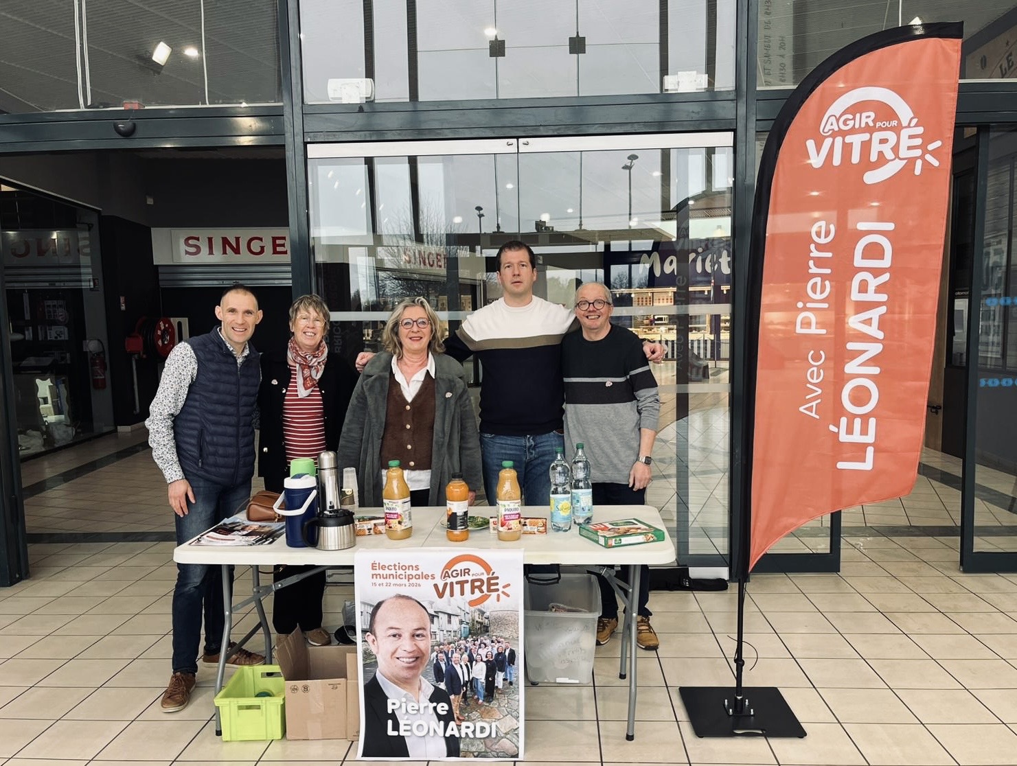 À la rencontre des habitants : AGIR pour Vitré mobilisée sur le terrain ce dimanche matin