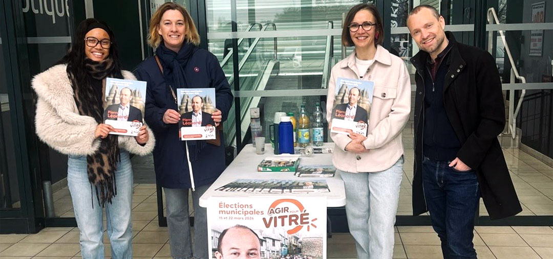 À la rencontre des habitants : AGIR pour Vitré mobilisée sur le terrain ce dimanche matin