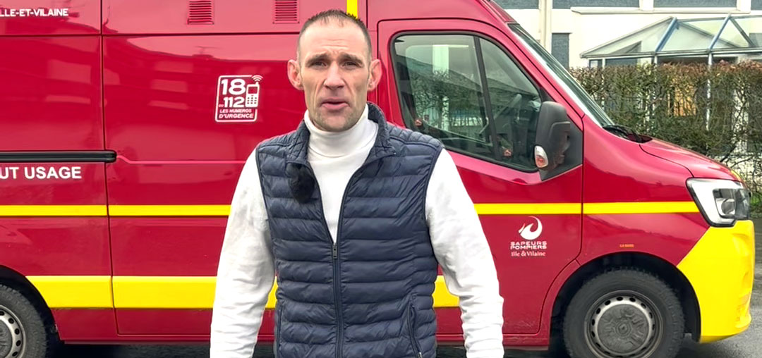 Emmanuel Couvert, 40 ans, sapeur-pompier professionnel et habitant du quartier du Champ de Foire.